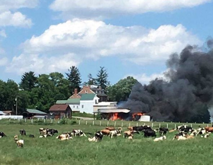 Firefighters Extinguish Havre de Grace Barn Fire