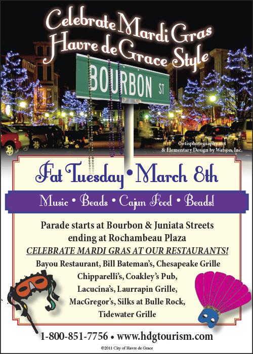 Mardi Gras in Havre de Grace: City’s French Culture is Celebrated with a Parade on Bourbon Street