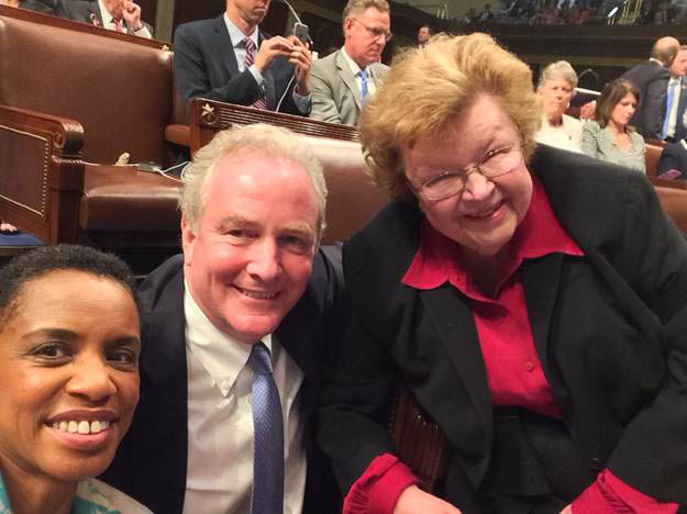 U.S. Sen. Mikulski Joins Sit-In on Floor of House of Representatives Demanding Vote on Legislation to Curb Gun Violence