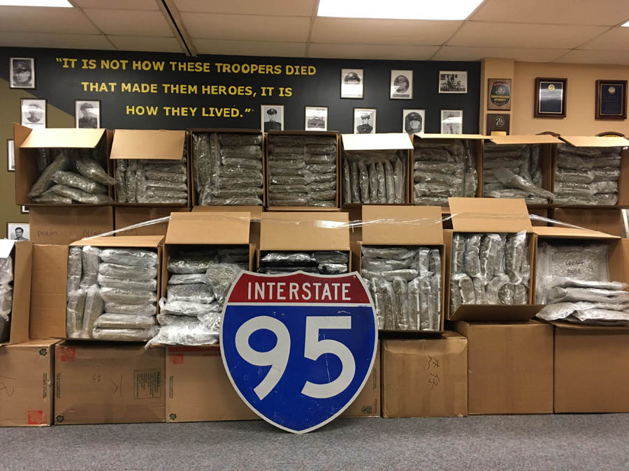 Philadelphians Arrested with Nearly 1,000 Pounds of Marijuana on I-95 in Cecil County