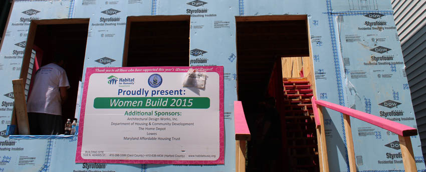 Pink Women Build Habitat for Humanity Susquehanna Home in Havre de Grace