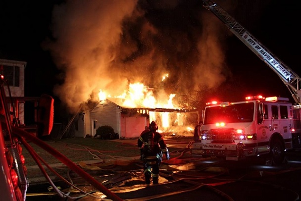 Havre de Grace Home Destroyed by Overnight Fire Saturday