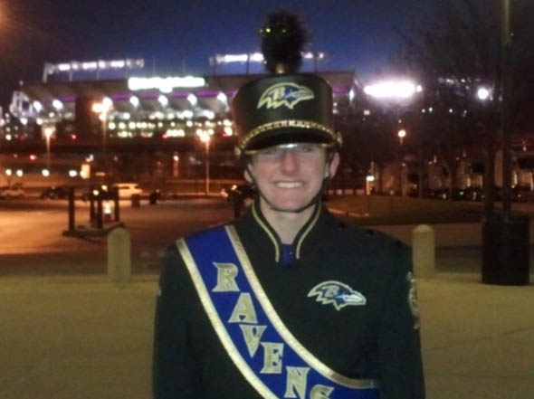 Downtown Bel Air Ravens Rally; Edgewood High School Trombonist a Marching Raven; Congressional Super Bowl Wagers