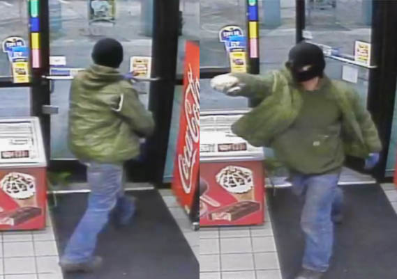 Handgun Used in Armed Robbery of Riverside Gas Station; Police Seek Suspect