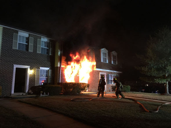 Unattended Cooking Blamed for Fire that Destroyed Bel Air Townhouse