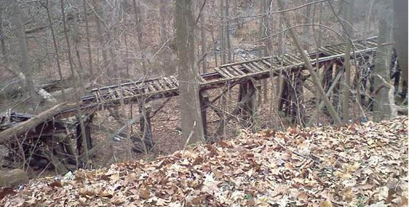 Massacre at Scott Creek: A Veritable Rummage Sale of Unwanted Household Furnishings Litter Delta Railroad Line