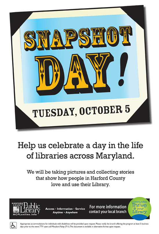 Snapshot Day: A Day in the Life of Harford County’s Public Libraries