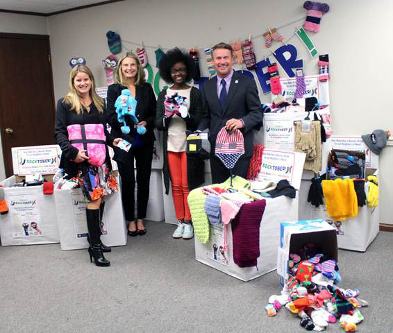 Harford County’s “SOCKtober” Donation Drive Nets 3,500 Warm Socks, Hats & Gloves for Neighbors in Need this Winter