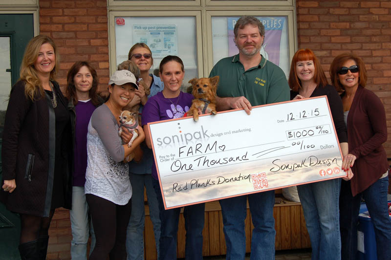 Sonipak Design Donates $1000 to Fallston Animal Rescue Movement
