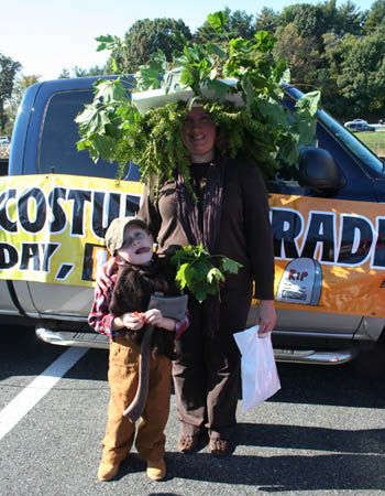 2nd place layla gray from bel air as the monster under the bed 3rd place scott turner and tricia hunter from crumpton md as tree and logger see