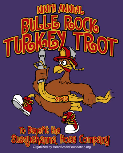 9th Annual Thanksgiving Day Bulle Rock Turkey Trot to Benefit Susquehanna Hose Company