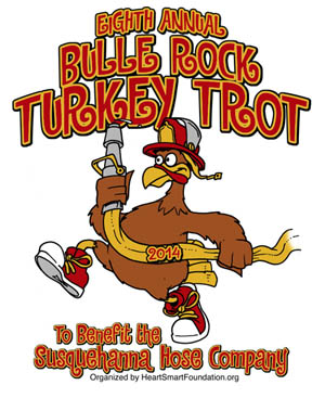 8th Annual Bulle Rock Turkey Trot on Thanksgiving to Benefit Susquehanna Hose Company