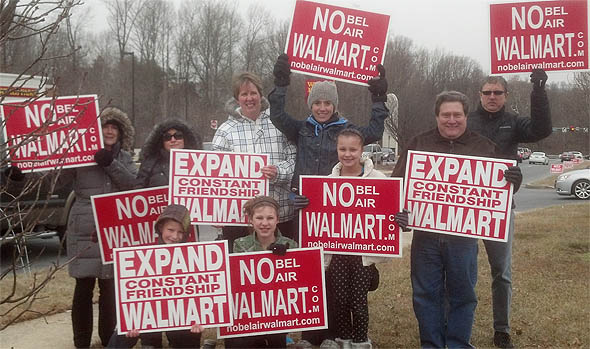 Wal-Mart Submits Revised Plans to County; Continues Effort for New Bel Air Supercenter Store Despite Public Protests