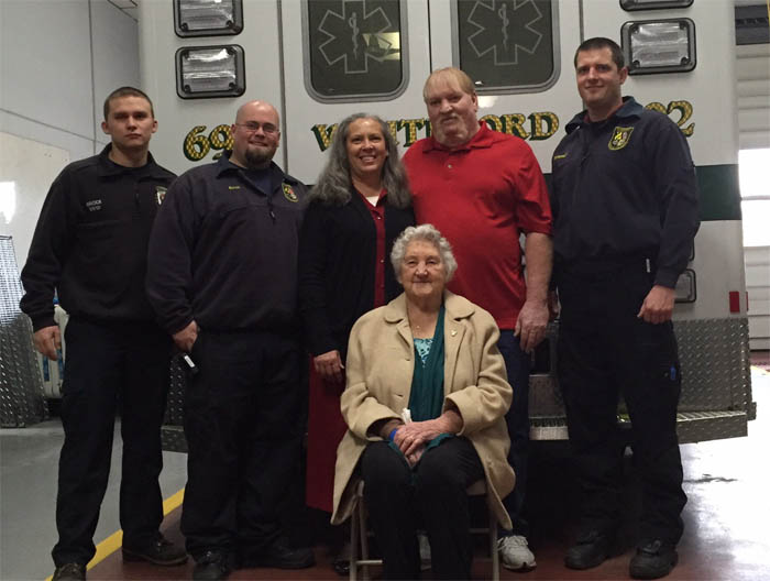 Whiteford Volunteer Fire Company and EMS Foundation Receive Thanks, Donation for CPR Save