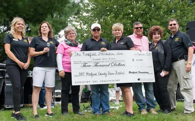 Proceeds from the 12th Annual Harford County Wine Benefit Five Area Organizations